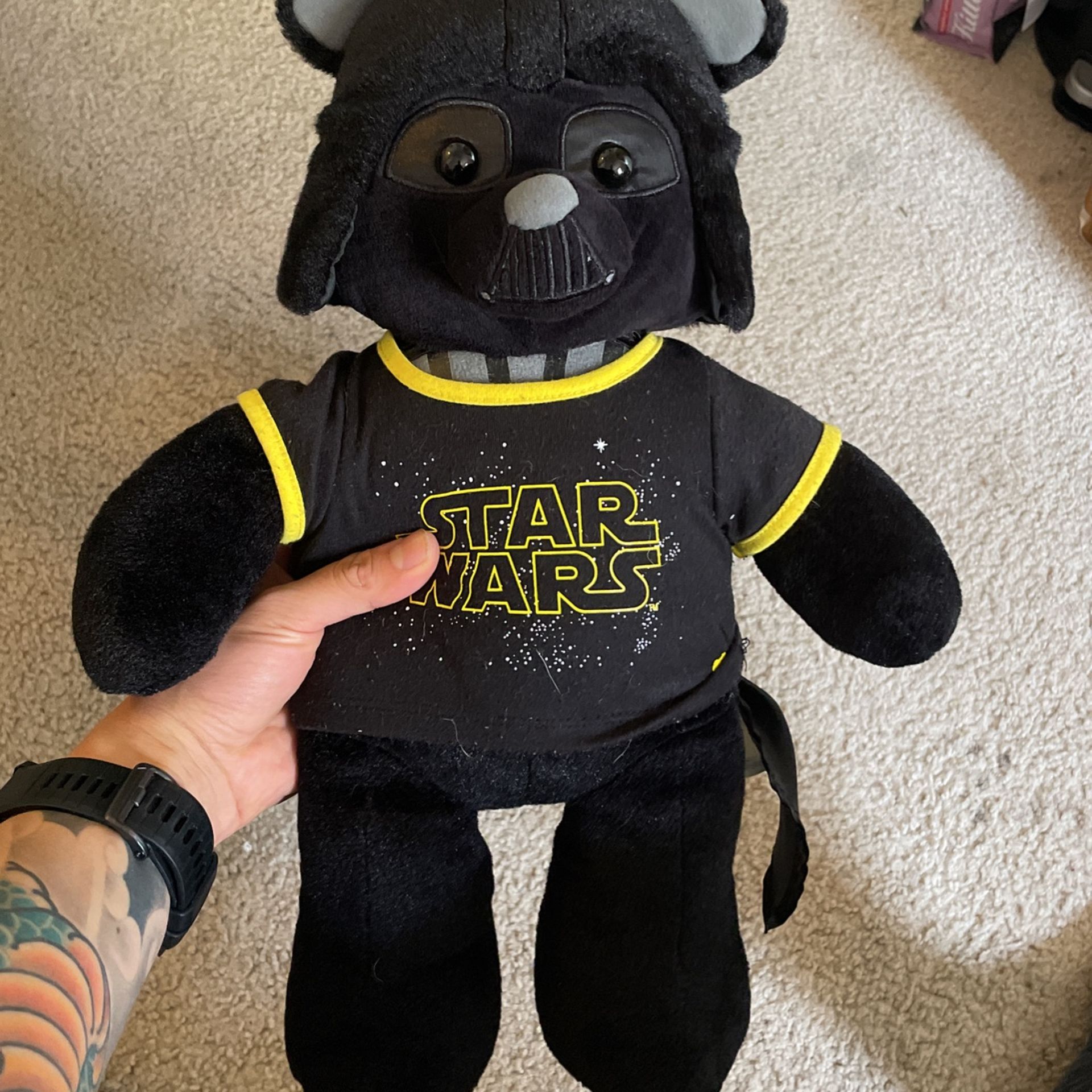 Build A Bear Earth Vader Teddy Bear