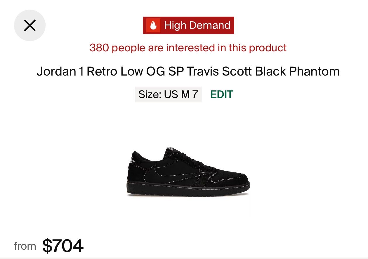 air Jordan 1 Low OG SP travis scott phantom-black