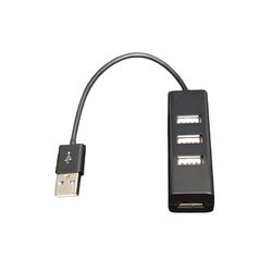 Mini 4 Port USB 2.0 HUB Multi Splitter Expansion For Desktop PC Laptop