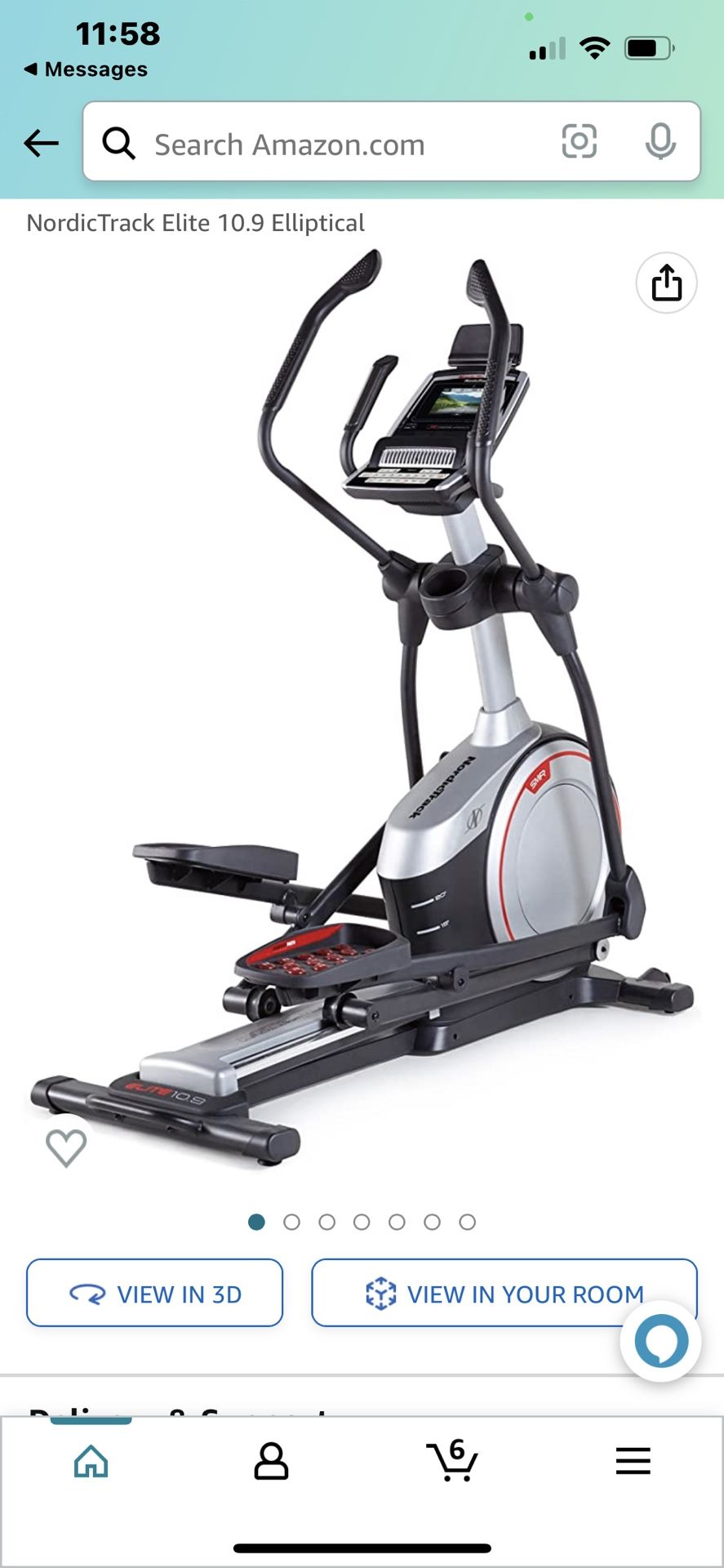 Elliptical Work Out Machine