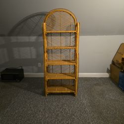Wicker 5 Shelf And absolutely beautiful