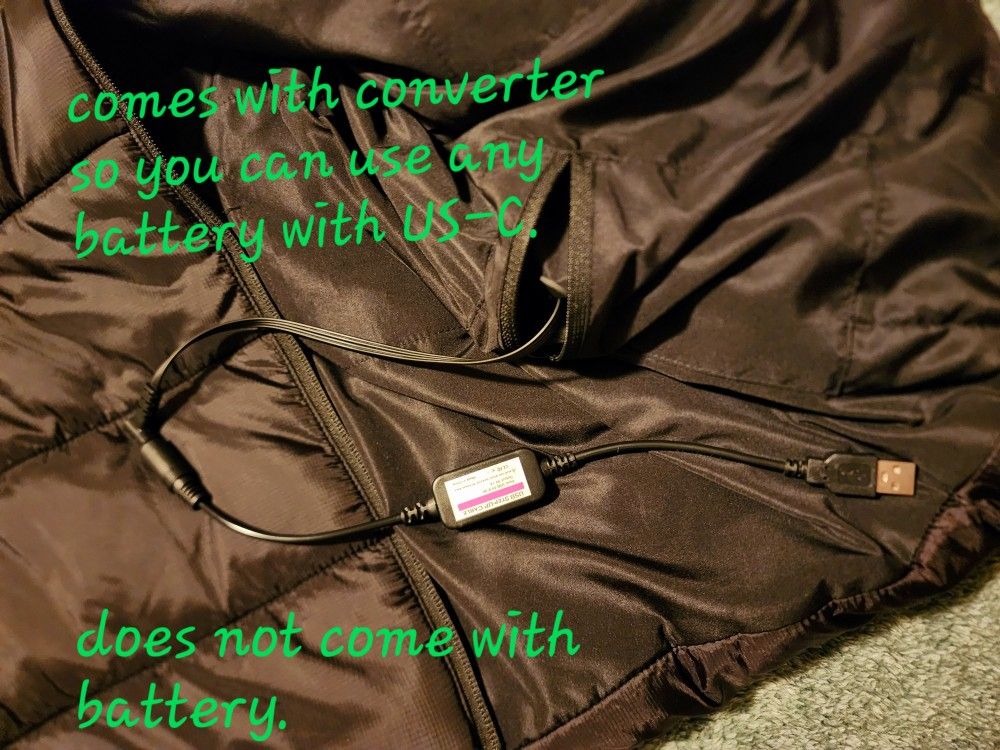 Heated Vest Battery Not Included