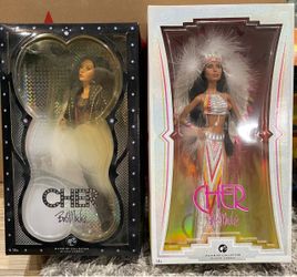 Cher Bob Mackie Barbie Collector Black Label — 2-Doll Lot
