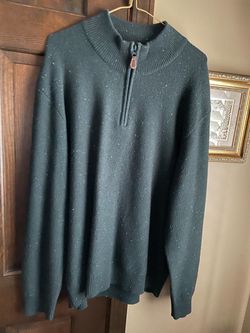 Men’s Green Tweed Sweater