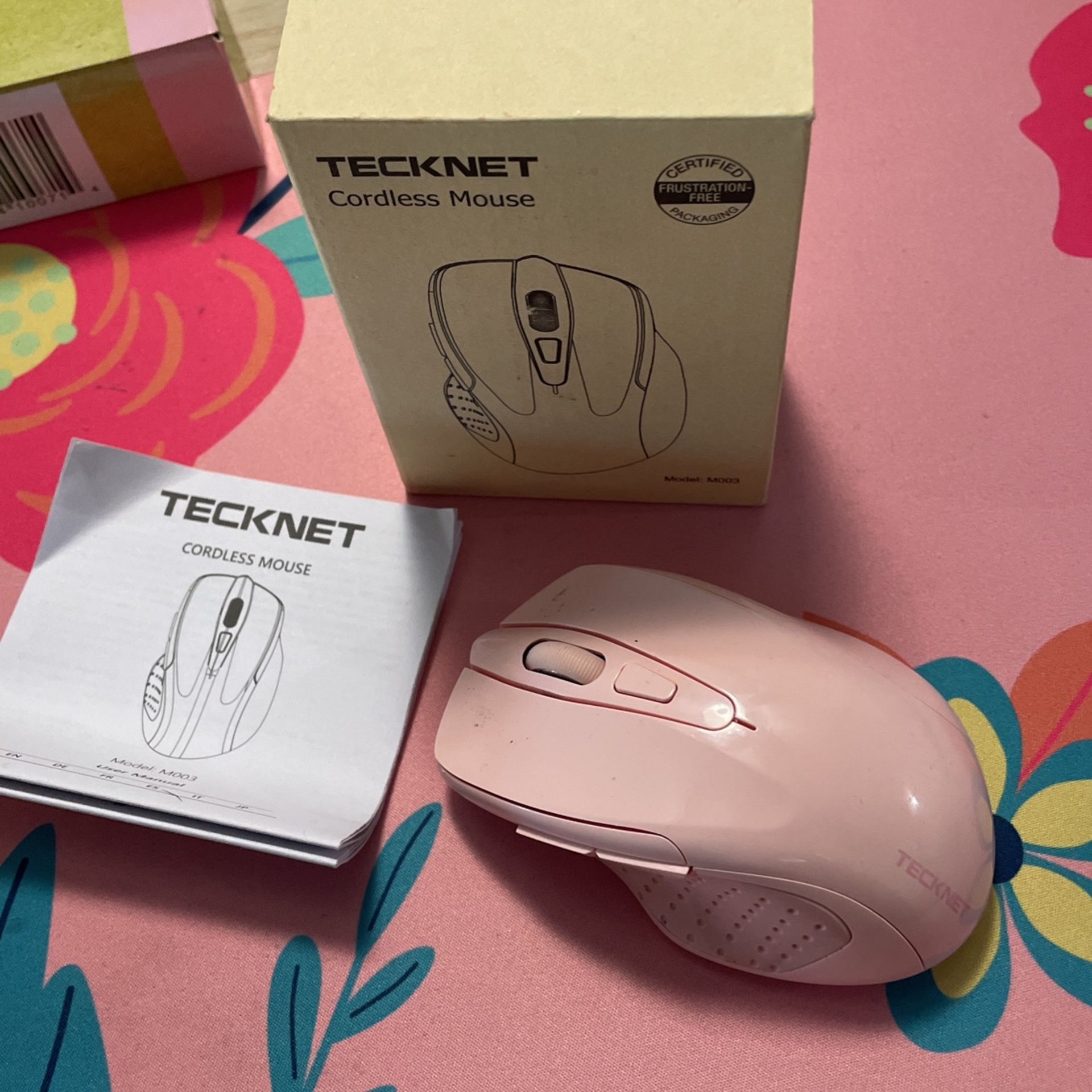 Pink Wireless Mouse