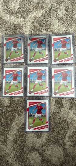 2021-22 Panini Donruss Road to Qatar - Erling Haaland #100 optic / base lot