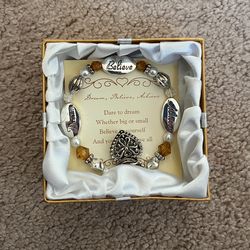 Crystal Beaded Bracelet Vintage