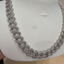 10k WG Diamond Cuban 