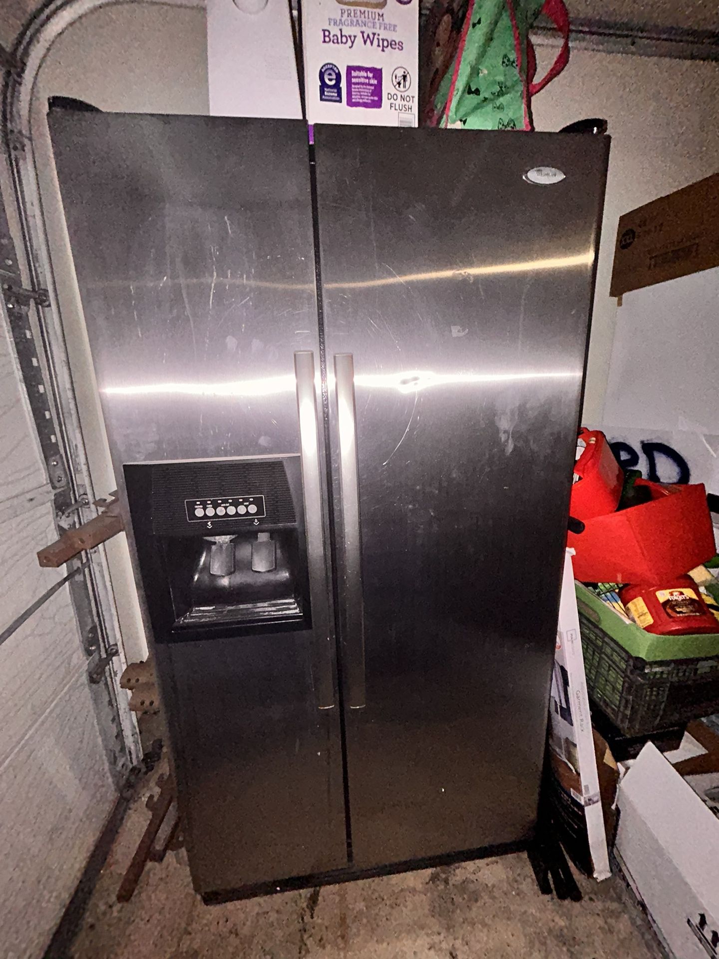 : "Whirlpool Refrigerator: Needs Freon, Great Deal!