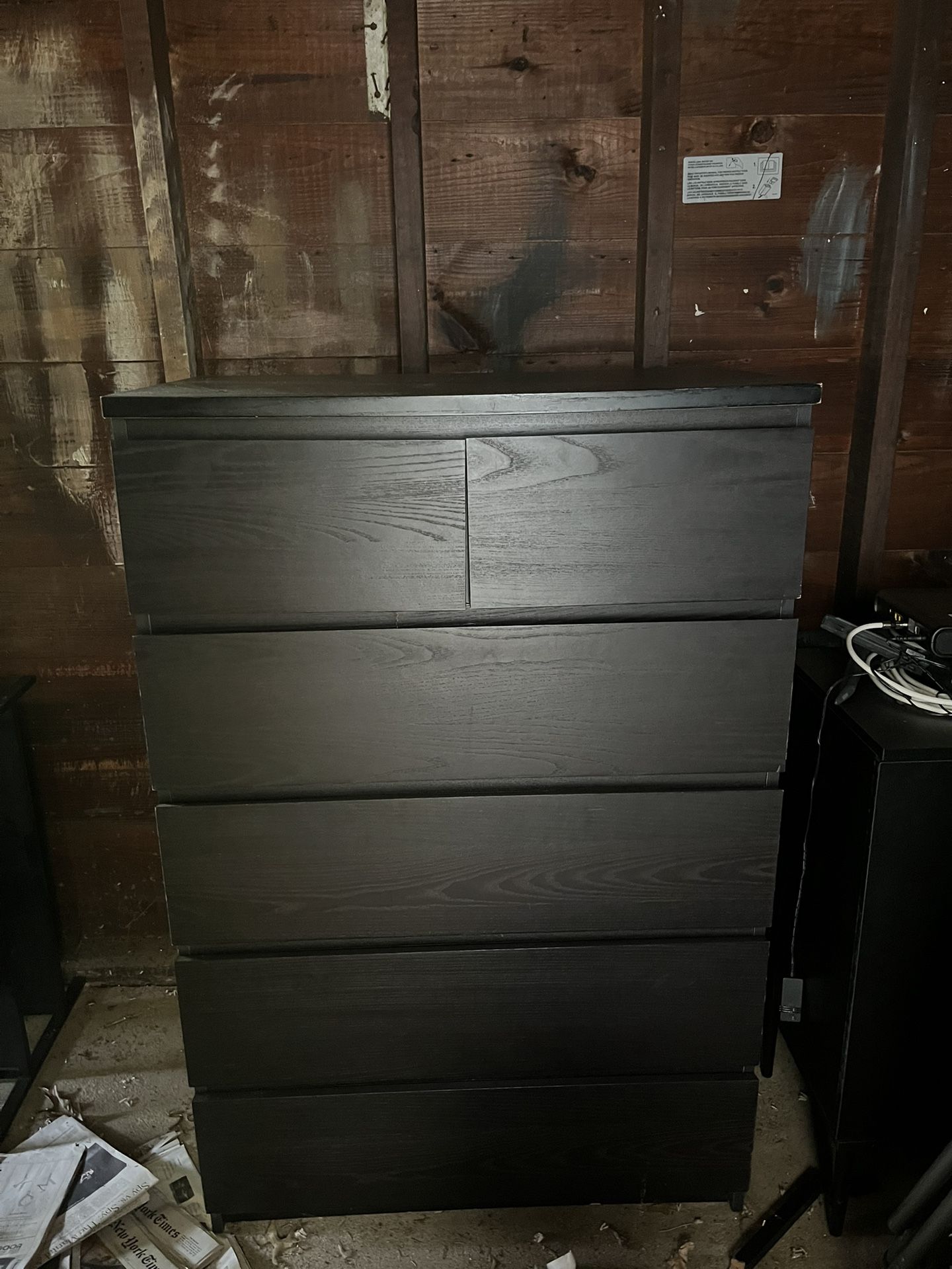 Black IKEA Dresser