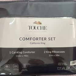 Touché Hotel Collection Series- California King Comforter Set