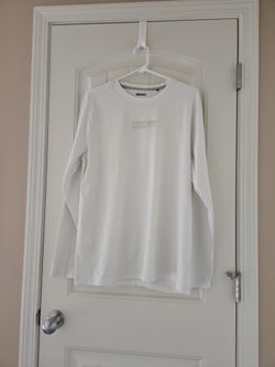Mens DKNY Off White Long Sleeve Shirt