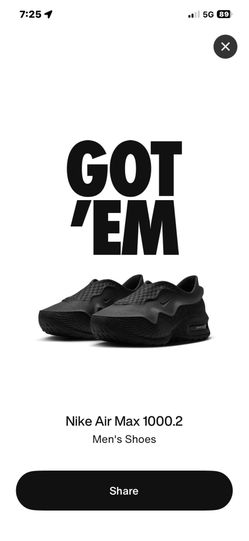 2026 Nike Air Max 1000.2 'Black'