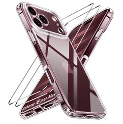3-in-1 Clear Case for iPhone 18 Pro Max 6.9''
