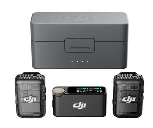 DJI Mic 2 Wireless Microphone System – Dual Transmitters, 32-bit Float, Noise Canceling