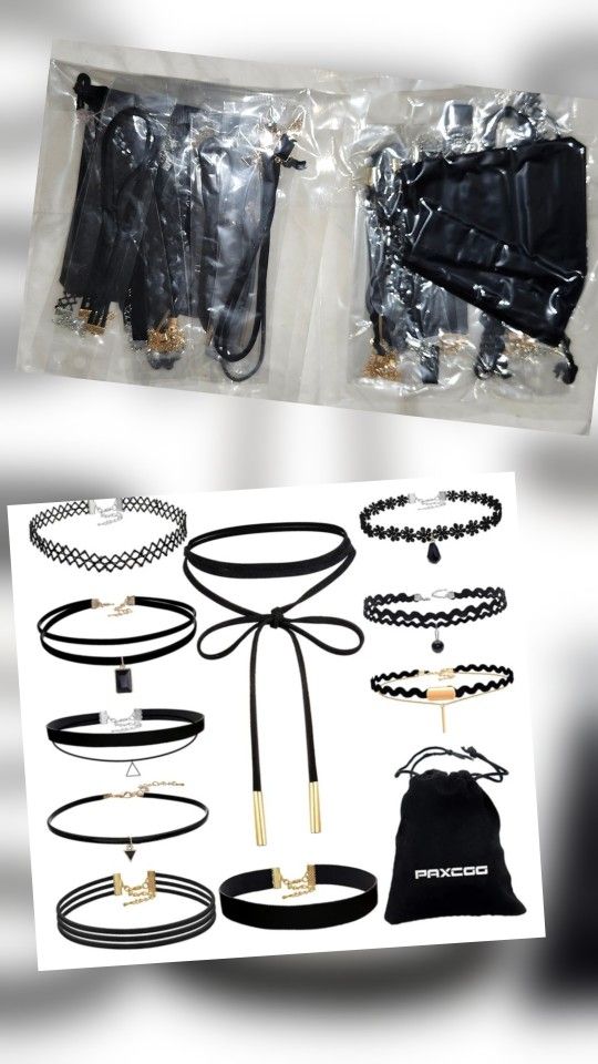 Shocking Black Necklace