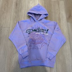Purple Punk Sp5der Hoodie 