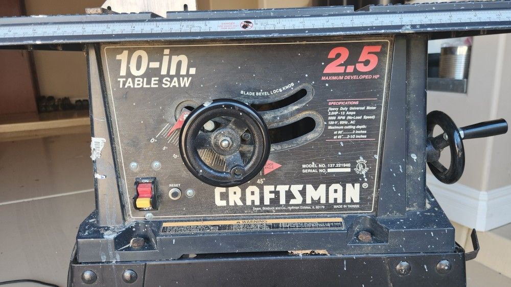 Craftsman Table Saw