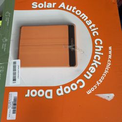 Solar Automatic Chicken Coop Door