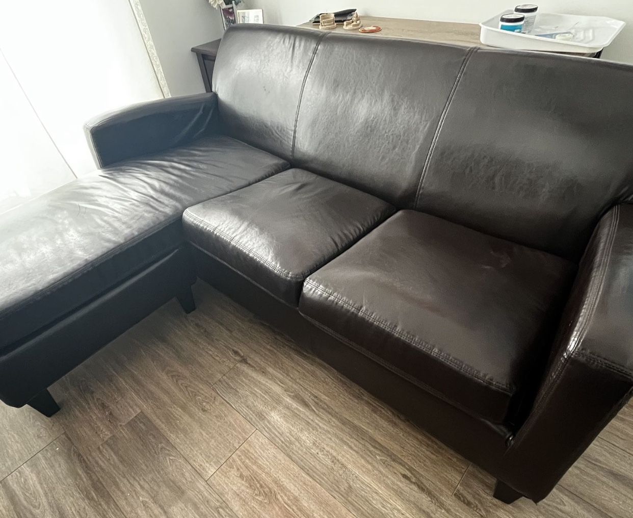 Black Leather couch