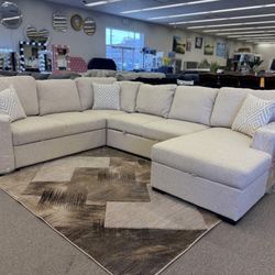 Black Friday Sale!! Brand New Sleeper Sectional With Storage On Sale Just $1298!! 