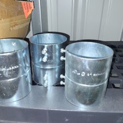 (3) 3" Set Screw Coupling For EMT Conduit