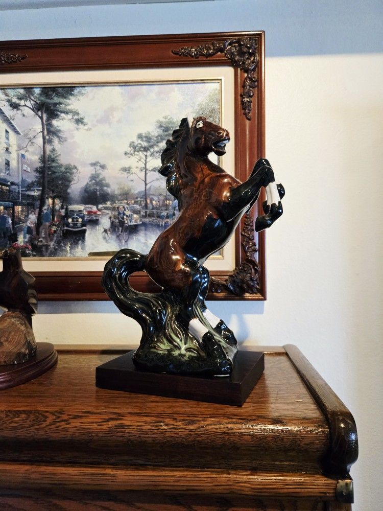 Porcelain Horse Figurine