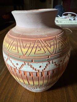 Authentic handmade Navajo pottery vases
