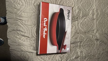Panini oval baker ceramic dish