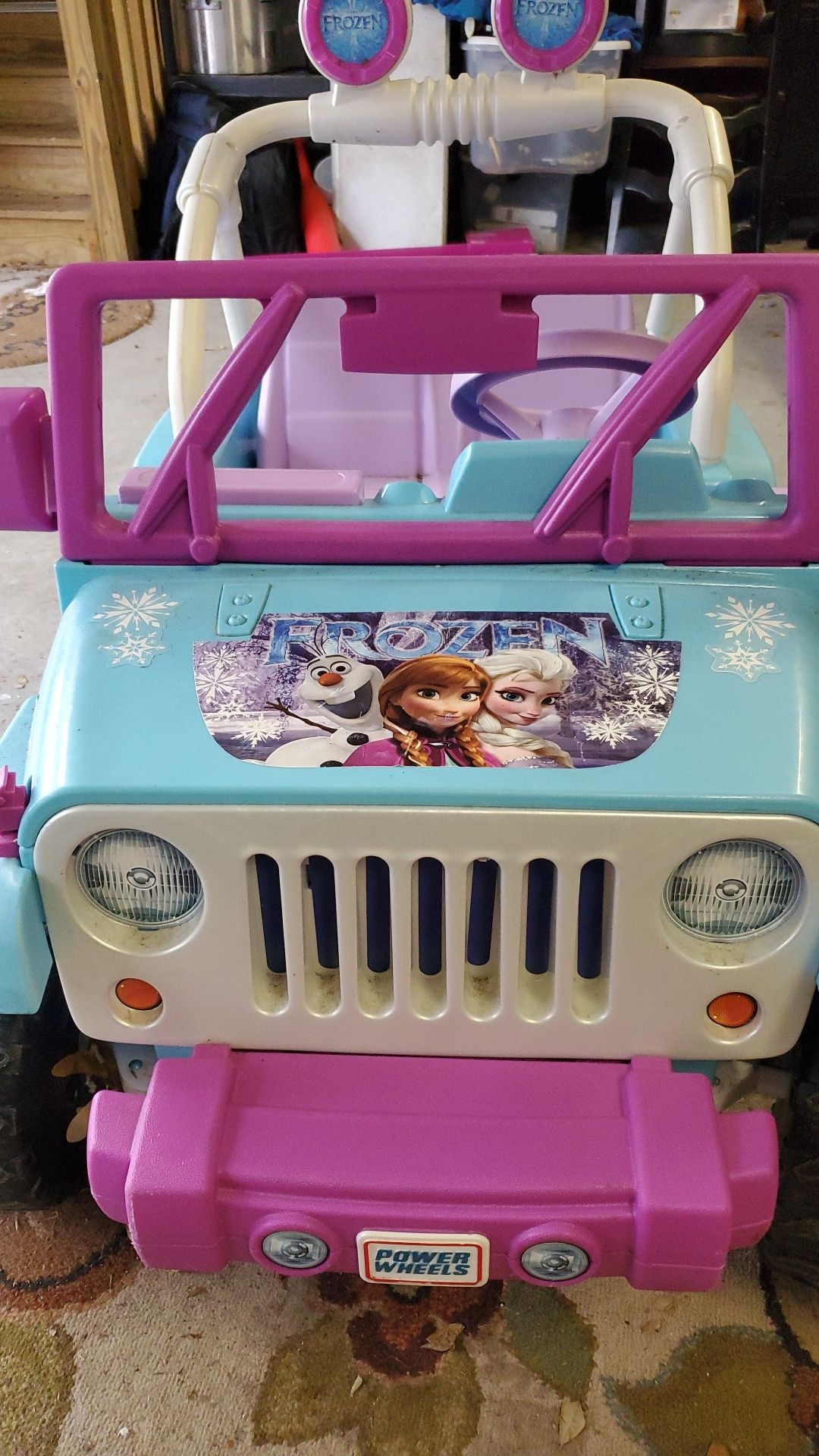 Children's power wheels Jeep Wrangler - Frozen edition