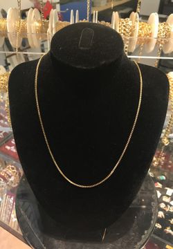 24KT Gold Bond Chain with Lifetime Replacement Guarantee (THIS IS NOT A PLATED CHAIN & IT WILL NOT CHANGE COLOR)