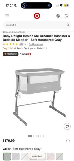 Baby bassinet bedside sleeper NEW!