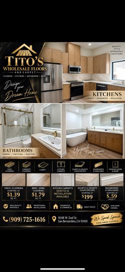 Vinyl Flooring, Laminate, Engineered Hardwood