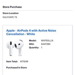 AirPods newest Active Noise cancellation 