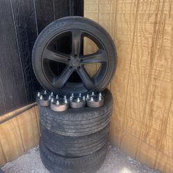 Dodge charger wheels with spacers