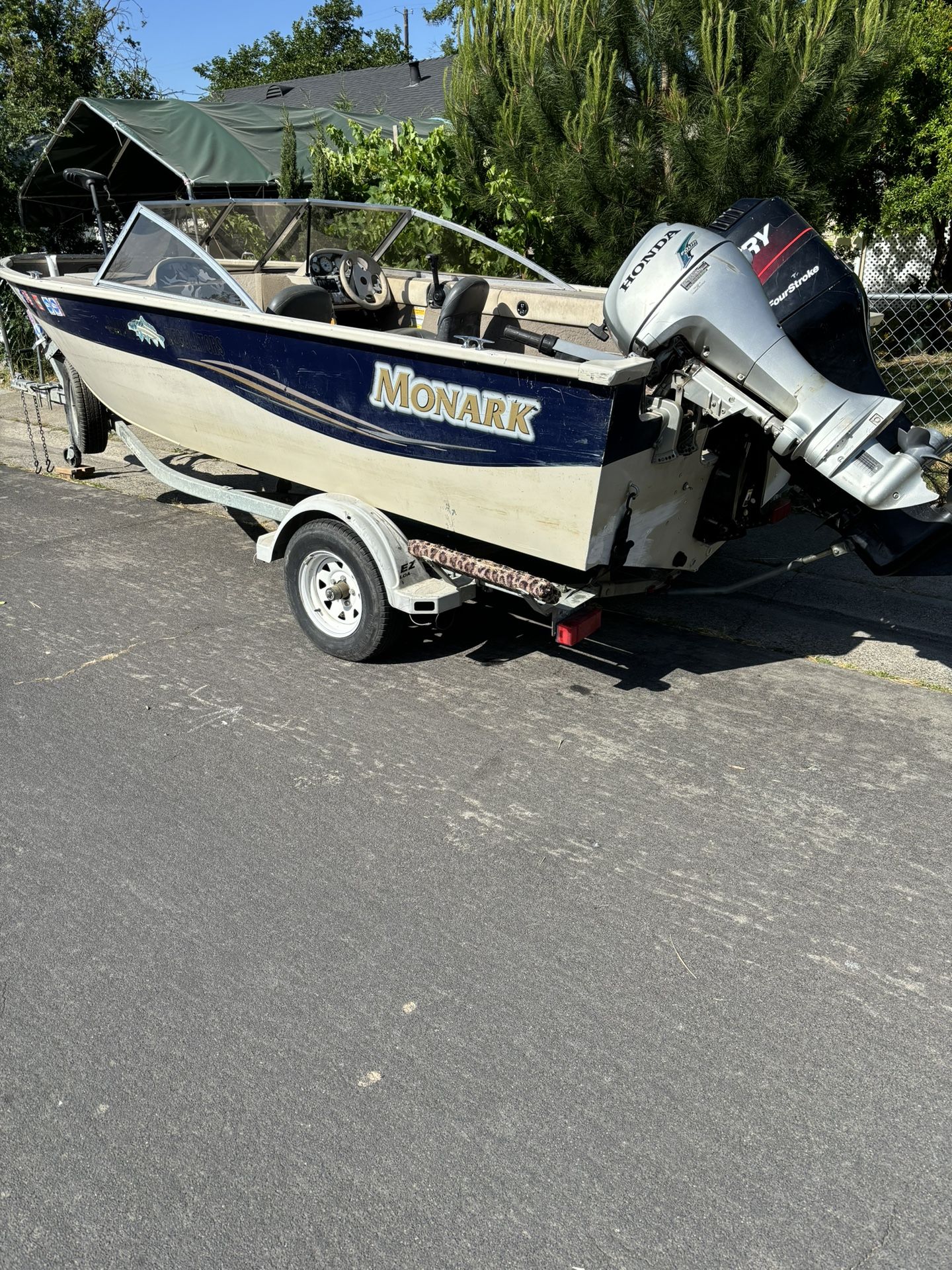 2004 Monark Boat And Trailer
