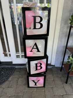 Baby shower Decoration, Key rings & Blocks 
