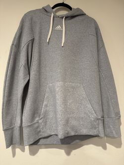Adidas Grey Hoodie Size Large Men New No Tags 