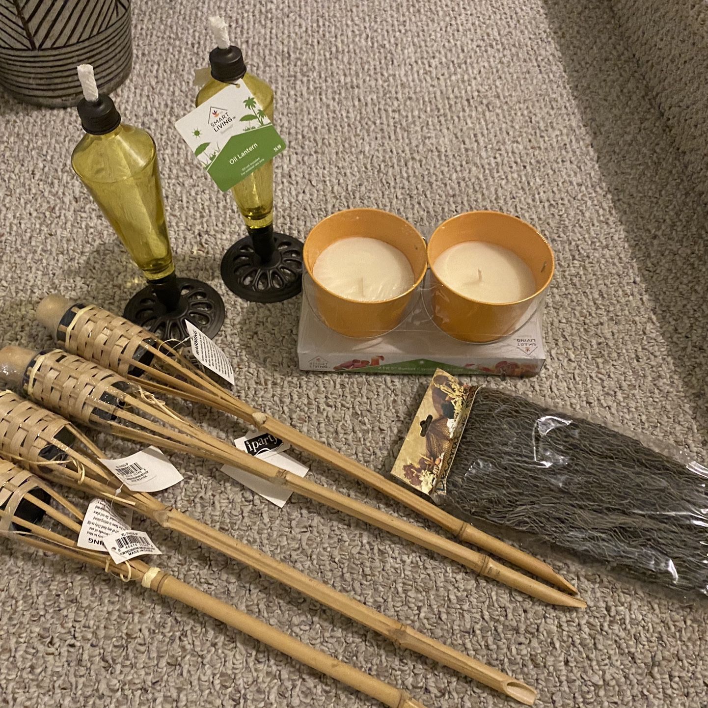 Citronella Lanterns , Candles & Torches