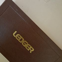 Hard Cover 4 Ring Ledger  - Office Supply