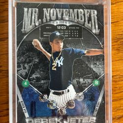 Derek Jeter Mr. November card