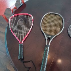 Badminton, tennis and sports equipment