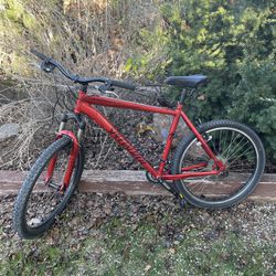 Red Specialized Hardrock Sport Bike