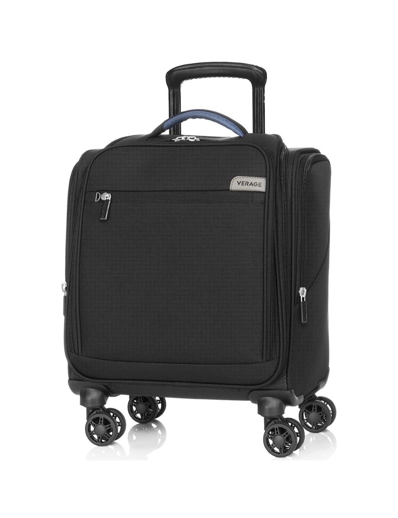 VERAGE Carry On Underseat Luggage with Wheels & USB Port, Wheeled Spinner Bag Carry-on Luggages for Airlines, Lightweight Suitcase Men Women, Pilots a
