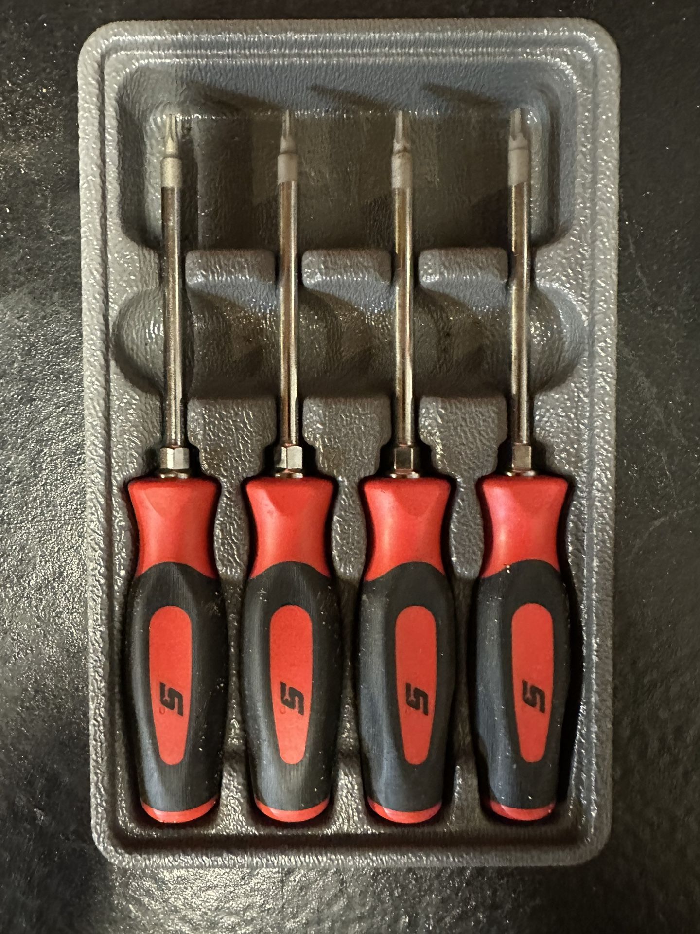 Snap on 4 pc TORX® Instinct® Soft Grip Mini-Tip Screwdriver Set