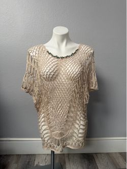 Solitaire Crochet Cover Up - Medium
