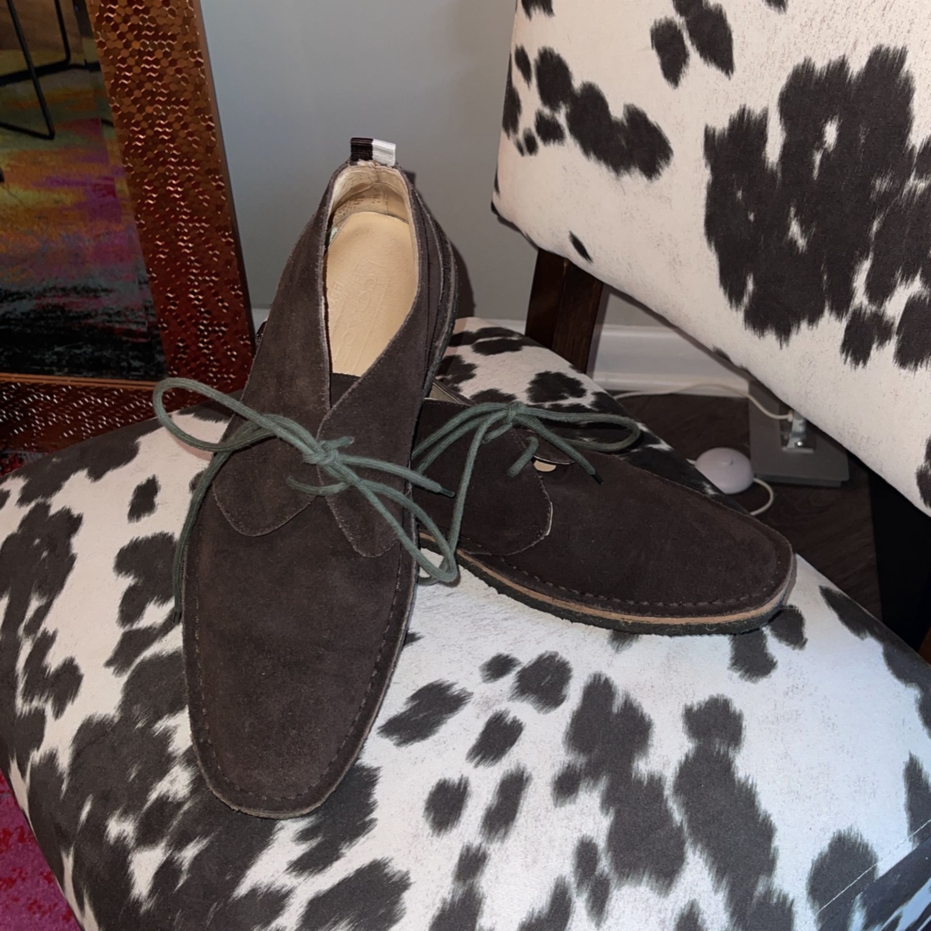 Men’s SUEDE COACH boots