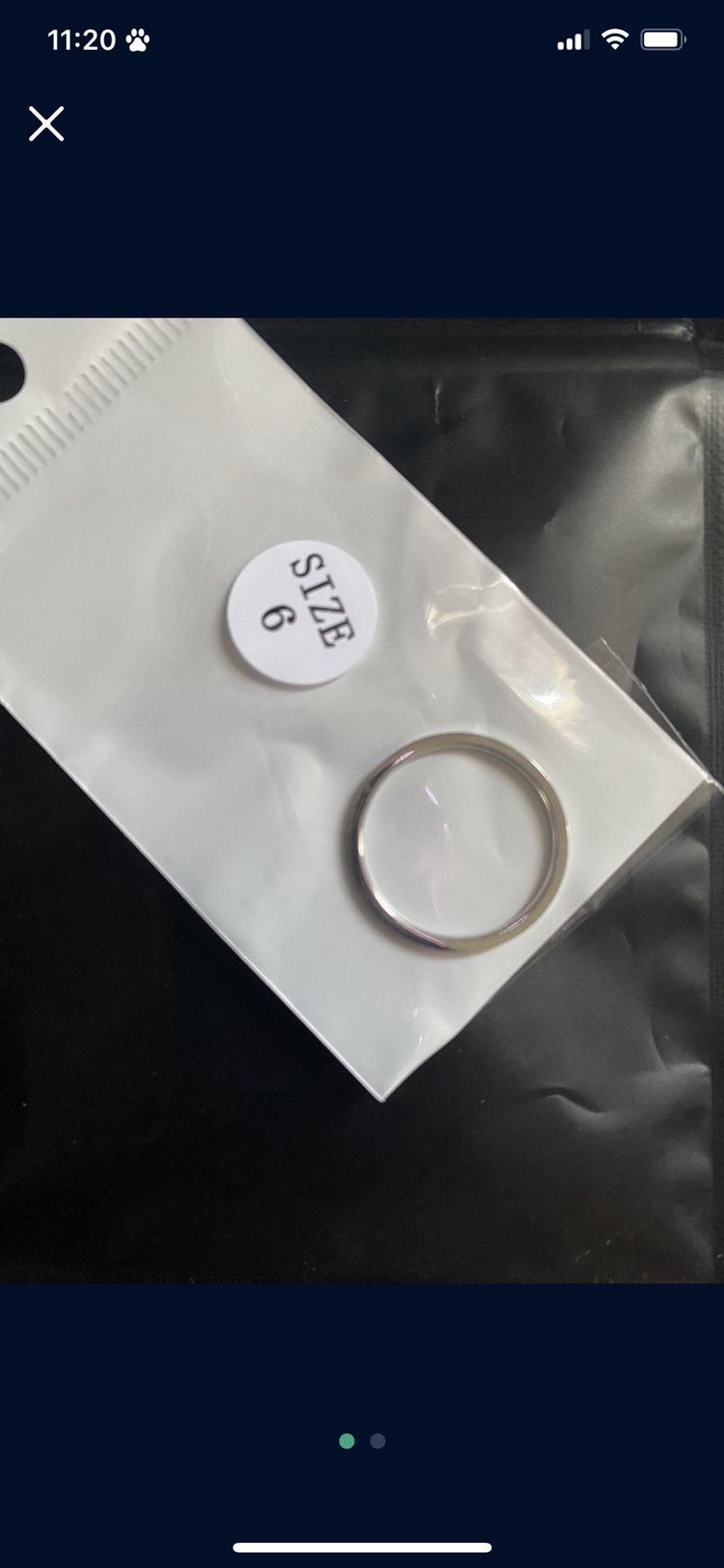 Stainless Steel Thin Band Ring