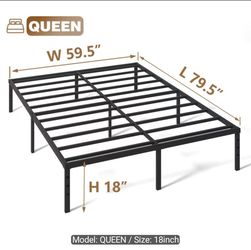 Queen Metal Bed Frame