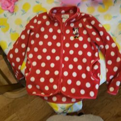 Walt DISNEY MINNIE MOUSE FLEECE JACKET 